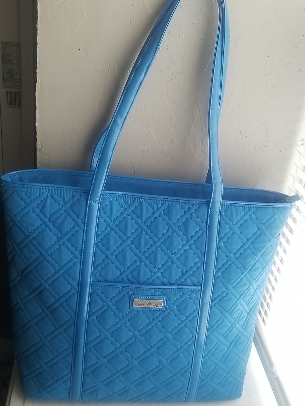 Vera Bradley Quilted Coastal Blue Tote